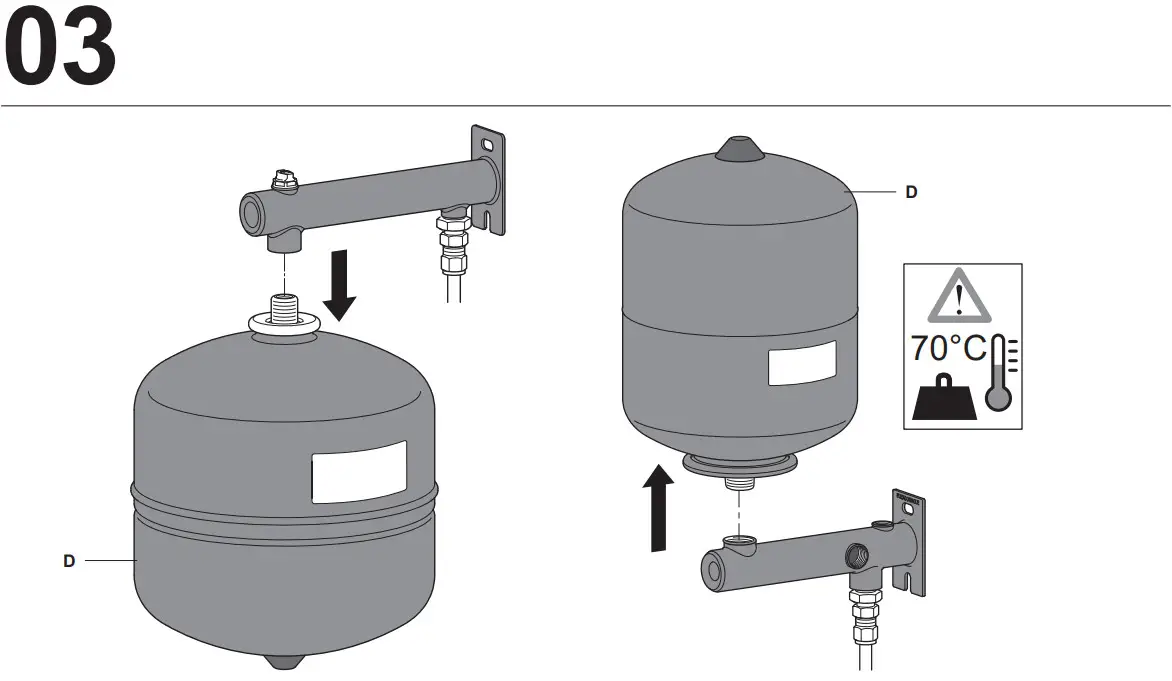 Flomasta 5063022027429 Central Heating Expansion Vessels - Maintenance 3