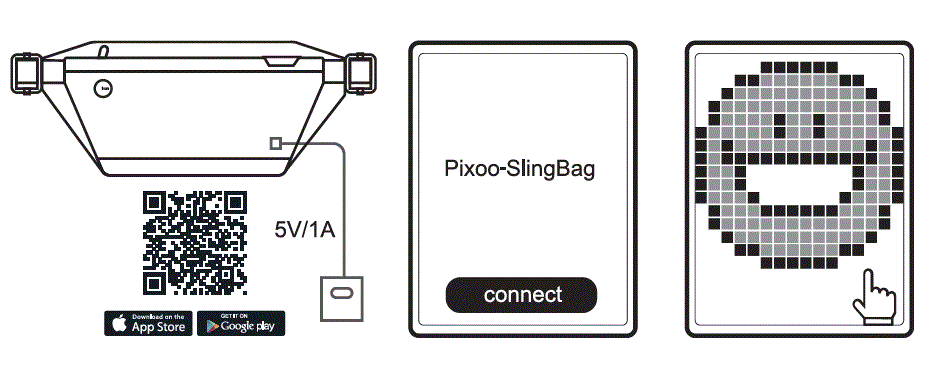 DIVOOM-Pixoo-Sling-Bag-with-LED-Display-fig-1