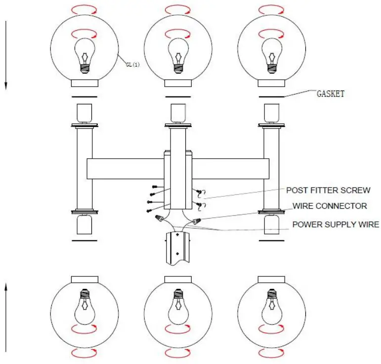 Z-Lite-597PHM-Laurent-14-Tall-Post-Light-FIG-1