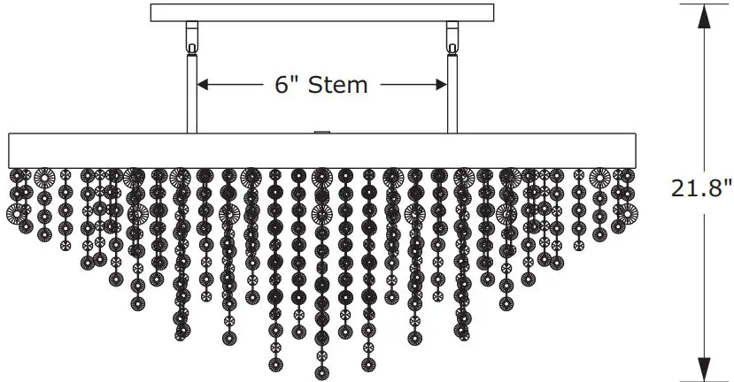 CRYSTORAMA-WIN-619-GA-CL-MWP -Winham-Eight-Light-Chandelier-product-2