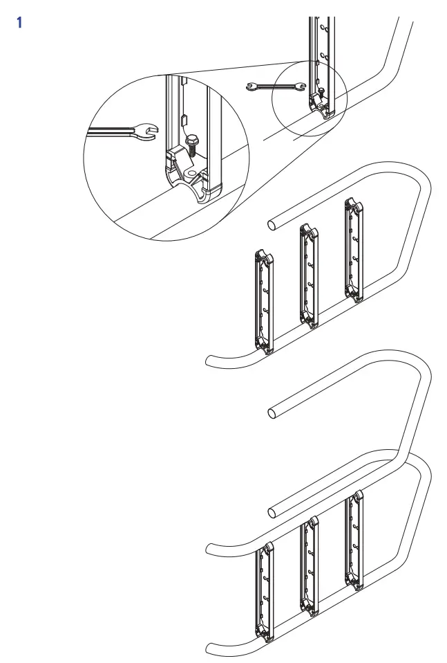 Flexinox Pool Ladder - Fig 1
