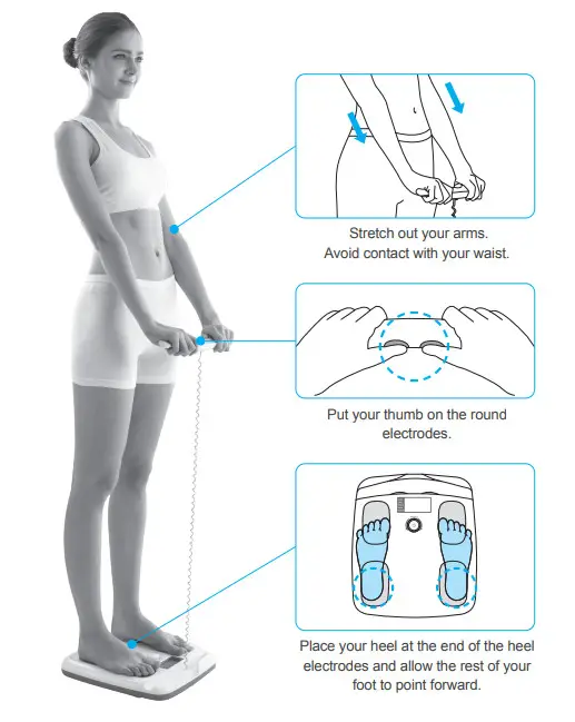 InBody H20N Smart Full Body Composition Analyzer Scale - Posture