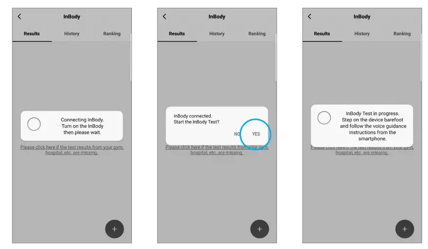 InBody H20N Smart Full Body Composition Analyzer Scale - bottom