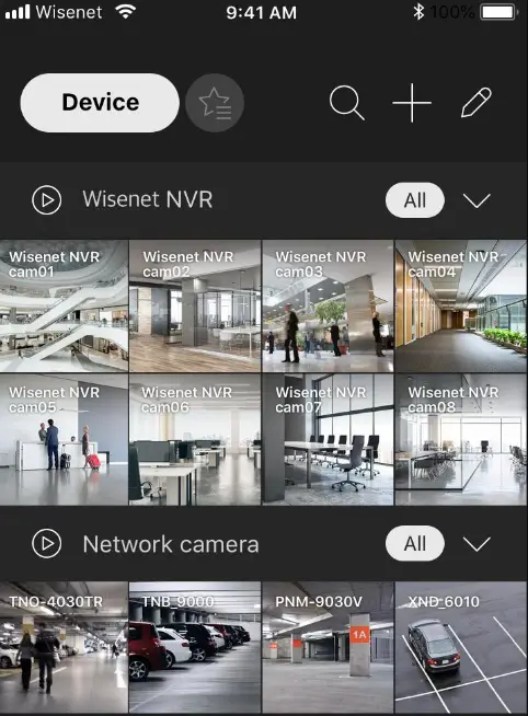 Hanwha Vision Wisenet Mobile App User Guide-product
