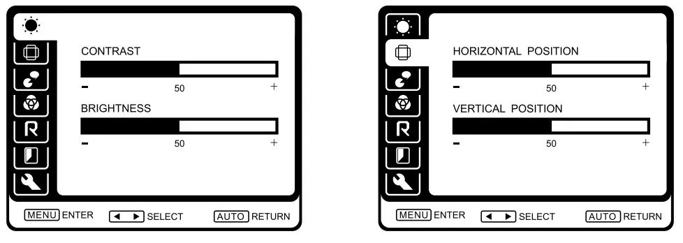 HYUNDAI HT24FGMBK01 24 Inch FHD LED Monitor - Color Adjustment