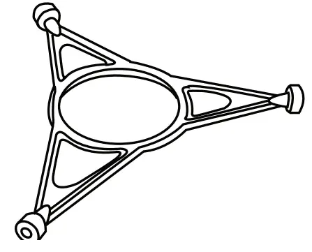 Whirlpool MBNA920X Built In Microwave Oven - TURNTABLE SUPPORT