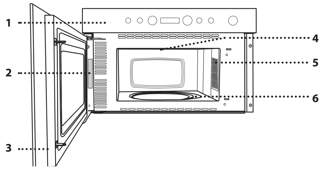 Whirlpool MBNA920X Built In Microwave Oven - fig 2
