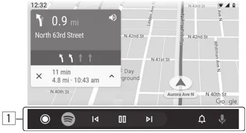 KENWOOD DMX7522S Monitor with Receiver - Android Auto 3