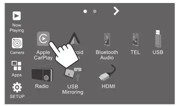 KENWOOD DMX7522S Monitor with Receiver - Apple carplay