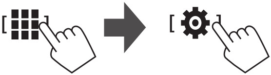 KENWOOD DMX7522S Monitor with Receiver - Connections setting