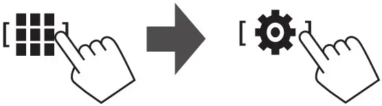 KENWOOD DMX7522S Monitor with Receiver - Connections setting