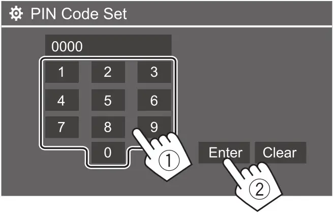 KENWOOD DMX7522S Monitor with Receiver - Display