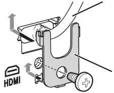KENWOOD DMX7522S Monitor with Receiver - HDMI cable