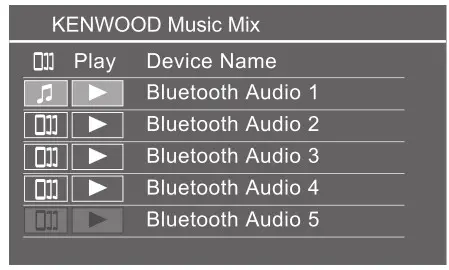 KENWOOD DMX7522S Monitor with Receiver - Music Mix 2