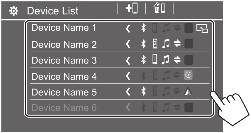 KENWOOD DMX7522S Monitor with Receiver - Registering 3