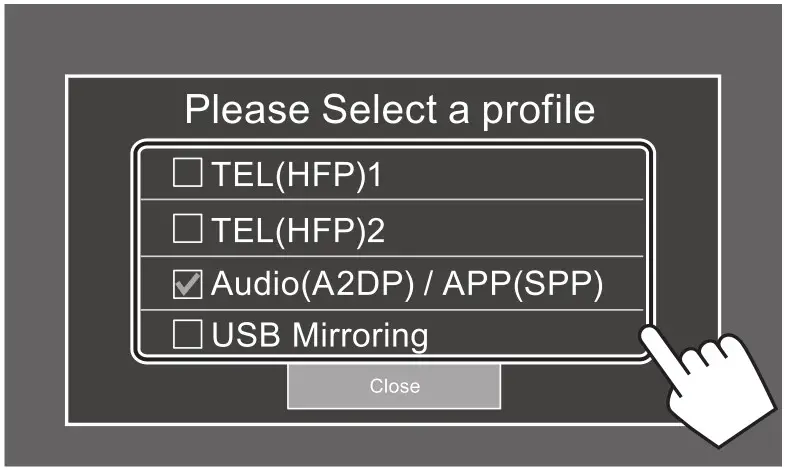 KENWOOD DMX7522S Monitor with Receiver - Registering 4