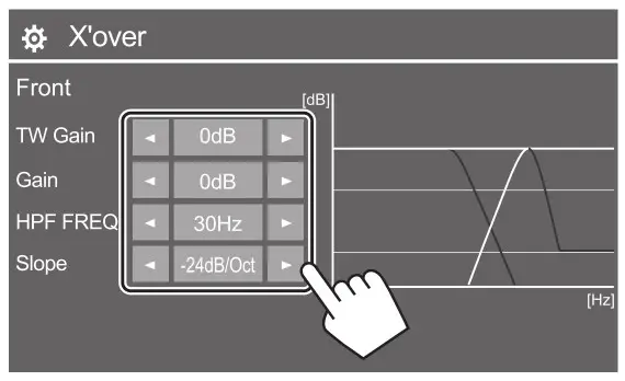 KENWOOD DMX7522S Monitor with Receiver - Speaker Select 3