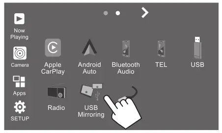 KENWOOD DMX7522S Monitor with Receiver -USB Mirroring