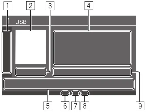 KENWOOD DMX7522S Monitor with Receiver - USB