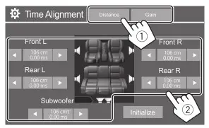 KENWOOD DMX7522S Monitor with Receiver - listening position 2