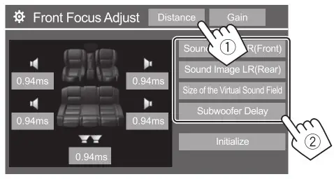 KENWOOD DMX7522S Monitor with Receiver -parameters