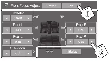 KENWOOD DMX7522S Monitor with Receiver - speaker