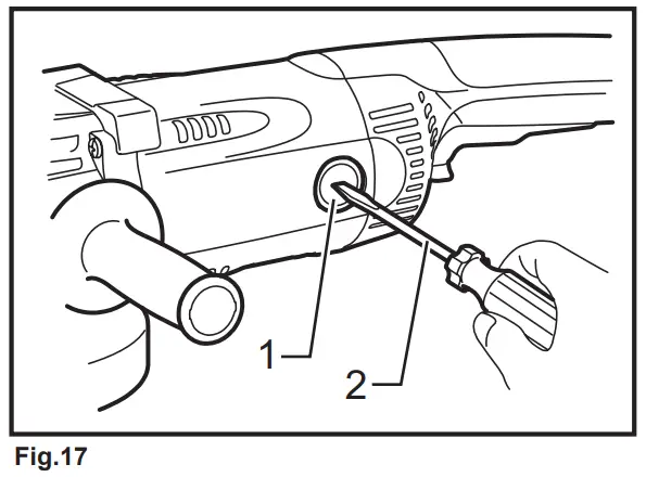 Replacing carbon brushes