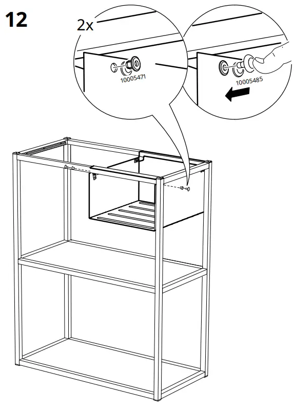 IKEA ENHET Storage Combination Anthracite - Fig 12