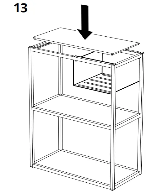 IKEA ENHET Storage Combination Anthracite - Fig 13