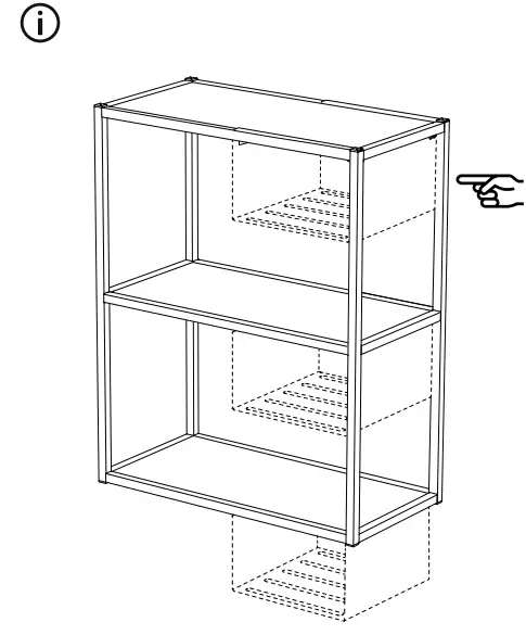 IKEA ENHET Storage Combination Anthracite - Fig 7