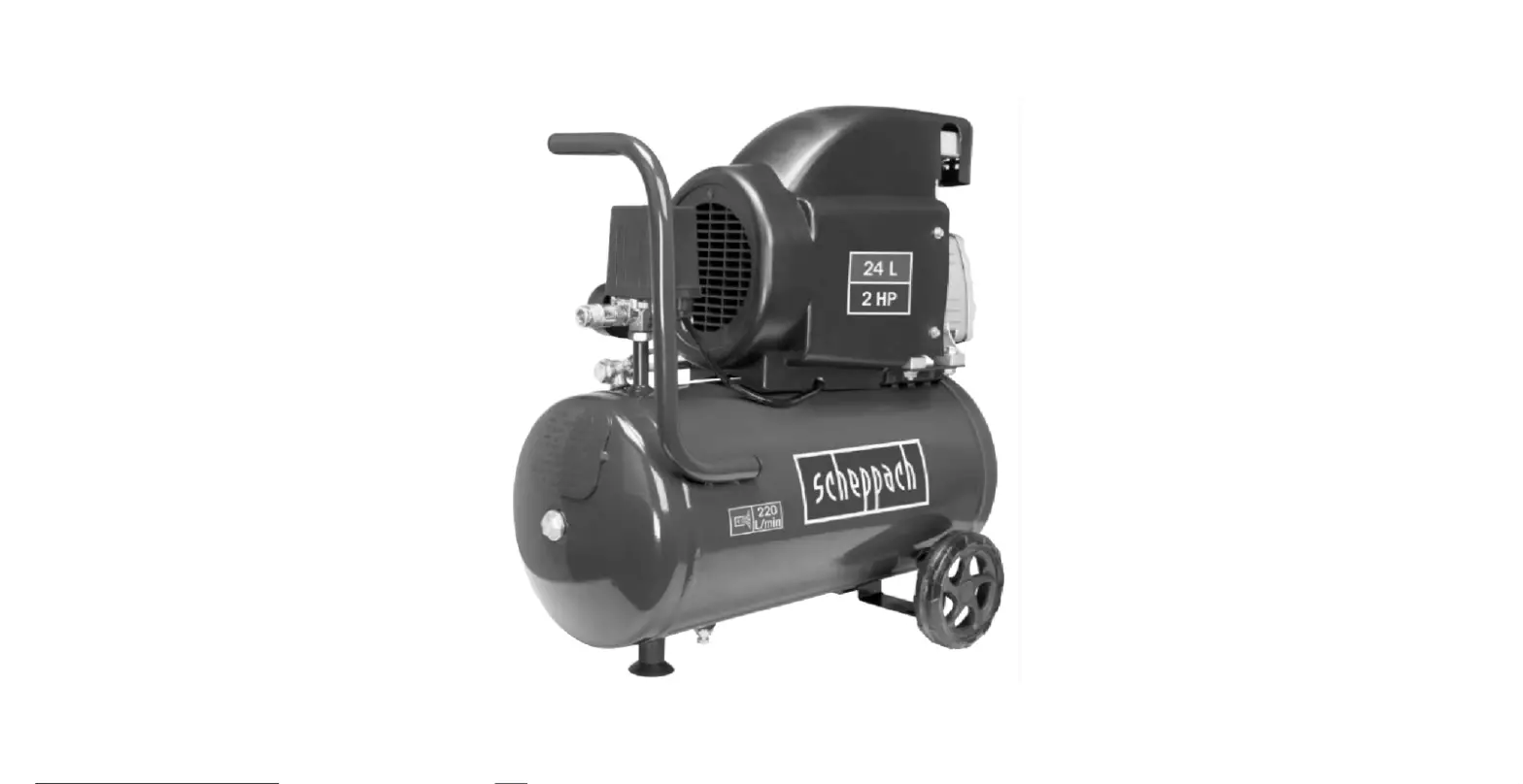 Scheppach Hc26 Compressor Instruction Manual