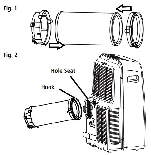 Whynter ARC-148MS 14,000 BTU Portable Air Conditioner - Remove Hole Seat