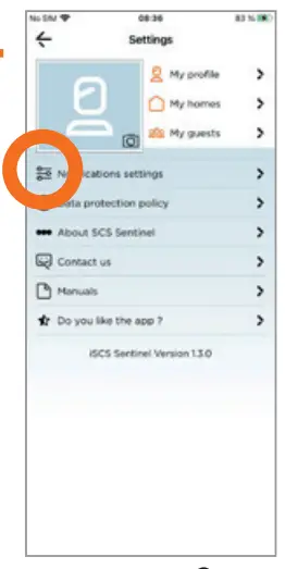Notification Setting