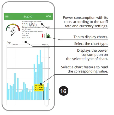Supla LEW-01 Energy Monitor Wi-Fi 16A - fig 22