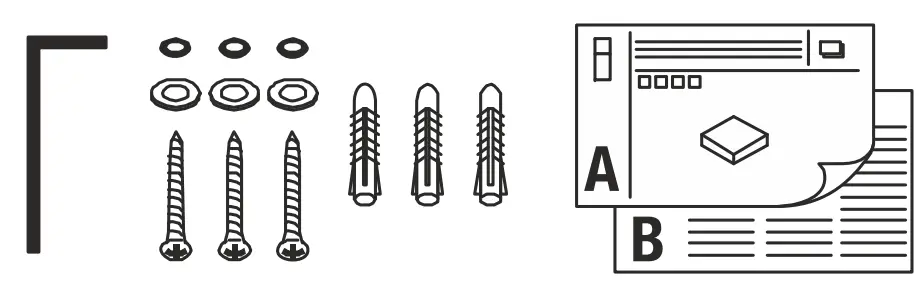 SLV 1002905 Eskina D LED Wall Lamp - screw