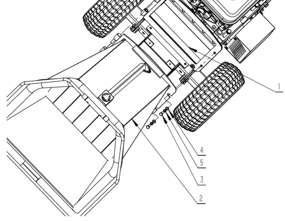 GENTRON GWC8310 Wood Chipper User Manual - After mounting the hopper