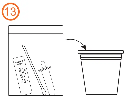 SEJOY COVG-602ST Antigen Rapid Test Cassette - steps 13