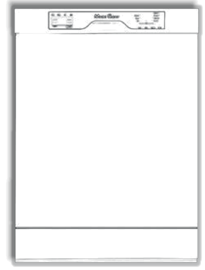 MAGIC CLEAN MCDW24WI Front Control Dishwasher