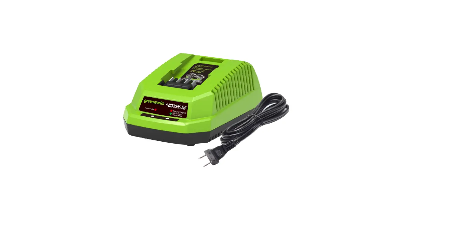 Greenworks 29482 40 Volt Battery Charger Instruction Manual