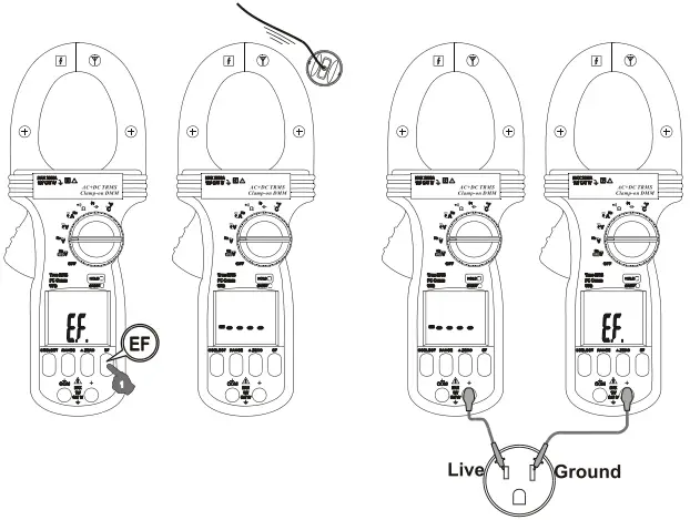 Sefram MW3518 2000A TRMS AC plus DC Clamp Meter - Electric Field EF Detection