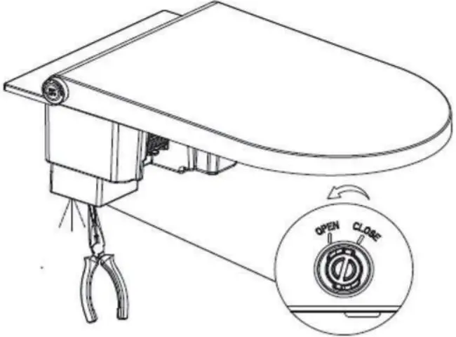 DRAINING THE WATER TANK