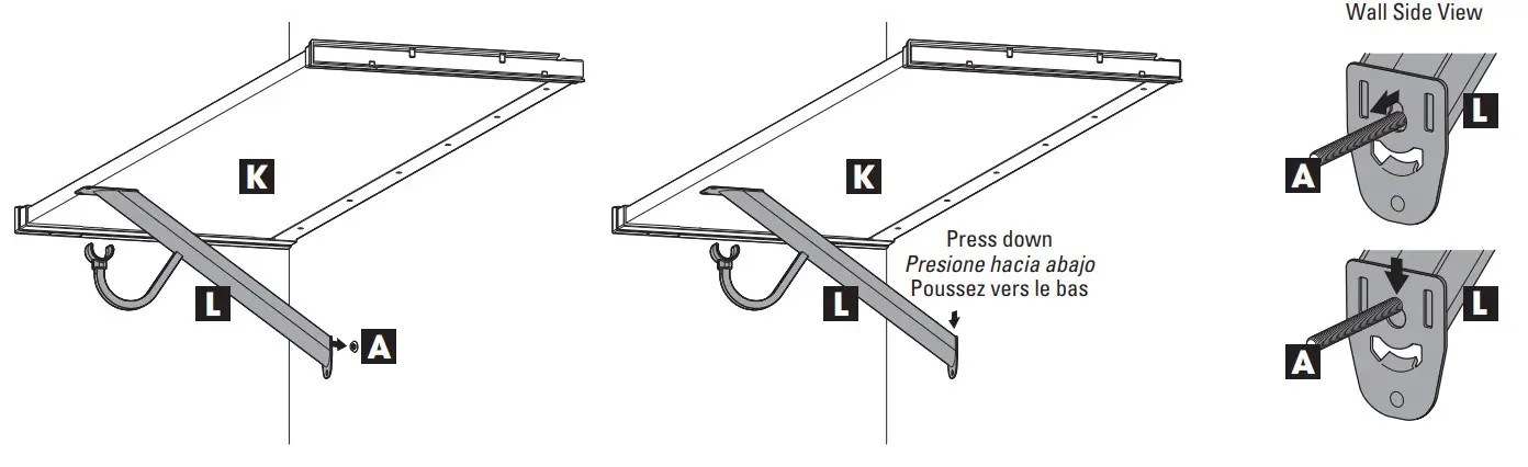 Rubbermaid 2173354 Rapid Wood Shelf Kit - STEP 18