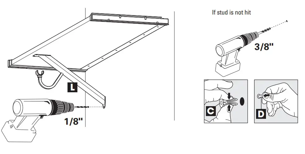 Rubbermaid 2173354 Rapid Wood Shelf Kit - STEP 19