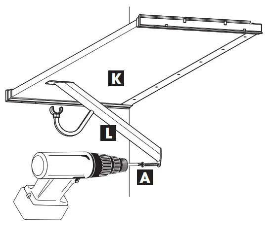 Rubbermaid 2173354 Rapid Wood Shelf Kit - STEP 20
