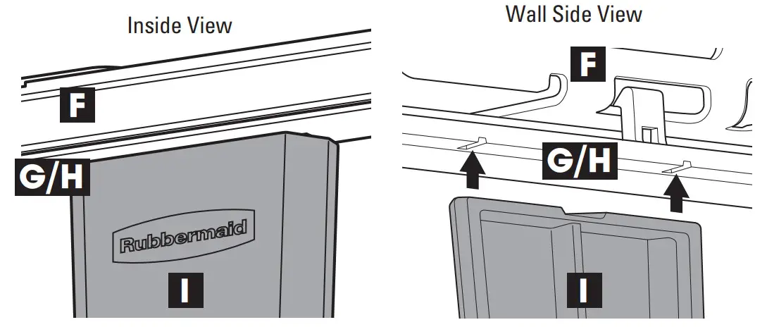 Rubbermaid 2173354 Rapid Wood Shelf Kit - STEP 22