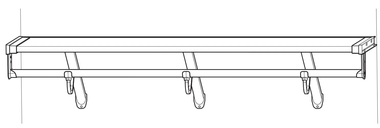 Rubbermaid 2173354 Rapid Wood Shelf Kit - logo 1