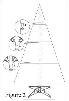 glitzhome-9-Foot-Pre-Lit-Flocked-Pencil-Spruce-Artificial-Christmas-Tree-fig- (4)
