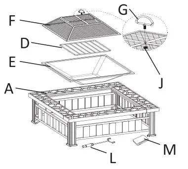 Outsunny-842-073-Metal-Fire-Pit-With-Waterproof-Cover-5