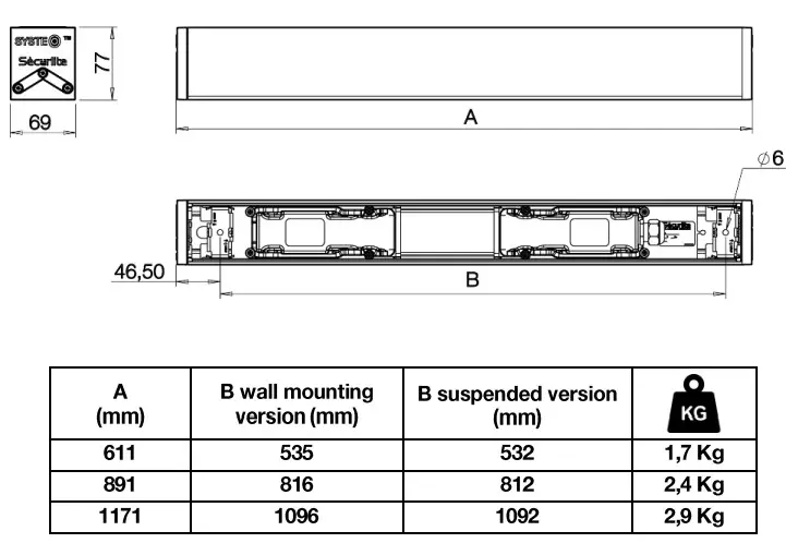 Product, technical characteristics and features