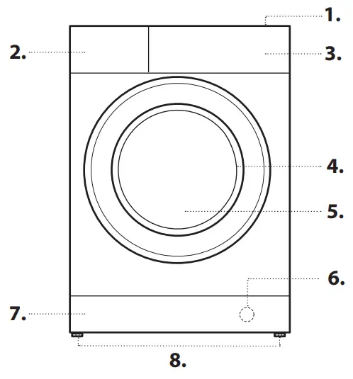 Hotpoint NDD 10726 GDA UK Washer Dryer - PRODUCT DESCRIPTION